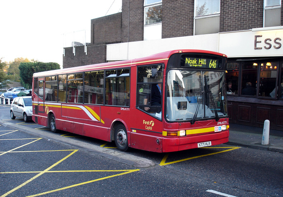 Route 646, First London, DML41771, X771HLR, Upminster