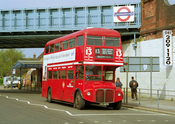 Route 13, London Northern, RML2627, NML627E, Golders Green