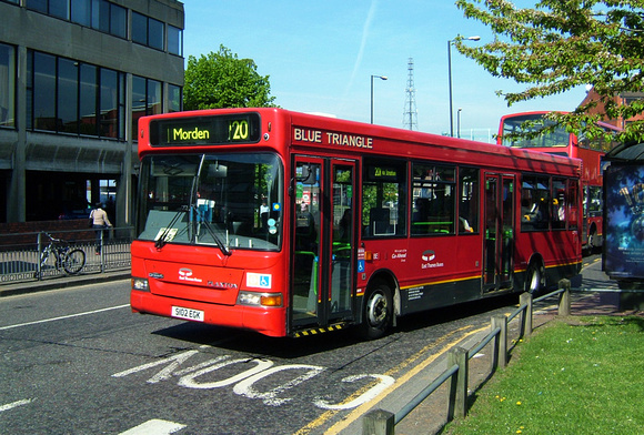 Route 201, East Thames Buses, LDP102, S102EGK, Mitcham
