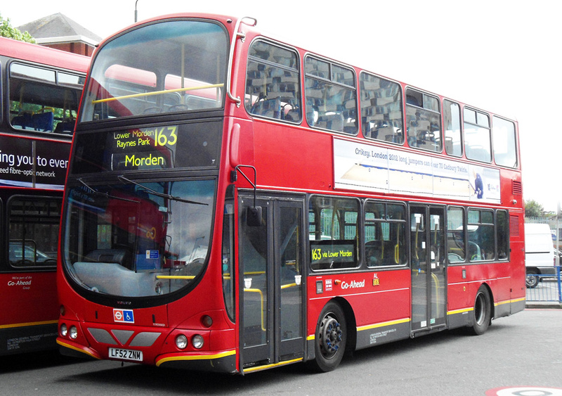 London Bus Routes Route 163 Morden Wimbledon Route 163 Go Ahead