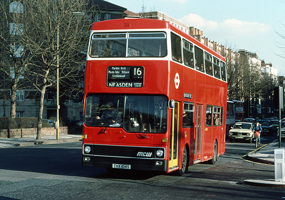 Route 16, London Transport, M4, THX104S, St Johns Wood