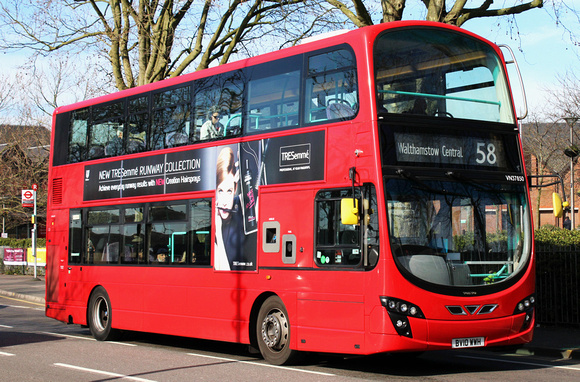 Route 58, Tower Transit, VN37850, BV10WWH, Walthamstow