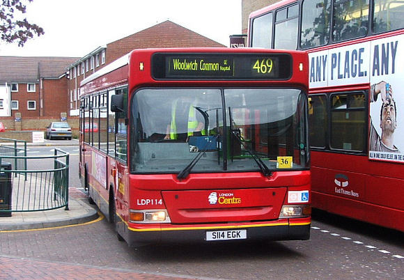 Route 469, London Central, LDP114, S114EGK, Woolwich