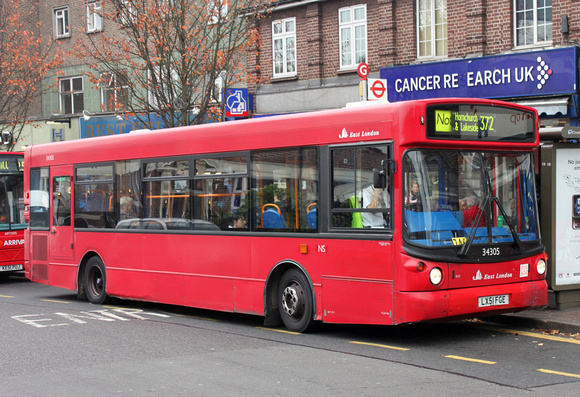 Route 372, East London ELBG 34305, LX51FGE, Hornchurch