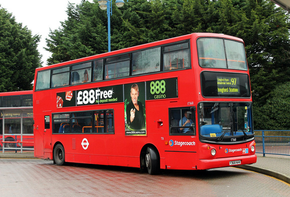 Route 97, Stagecoach London 17368, Y368NHK, Chingford