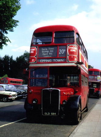 Route 20B, London Transport, RT4820, OLD584, Loughton