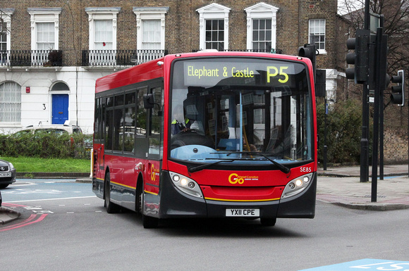 Route P5, Go Ahead London, SE85, YX11CPE, Stockwell