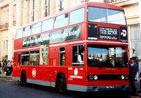 Route N51, London Central, T1087, B87WUV, Trafalgar Square