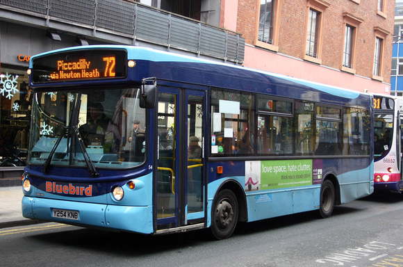 Route 72, Bluebird 54, Y254KNB, Manchester
