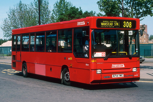 Route 308, Stagecoach London, PD14, R714YWC