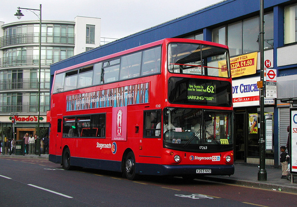 Route 62, Stagecoach London 17263, X263NNO, Barking