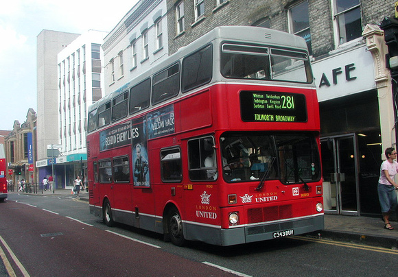 Route 281, London United, M1343, C343BUV, Kingston