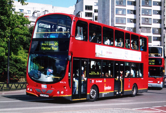 Route 36, London Central, WVL76, LF52ZPG, Marble Arch