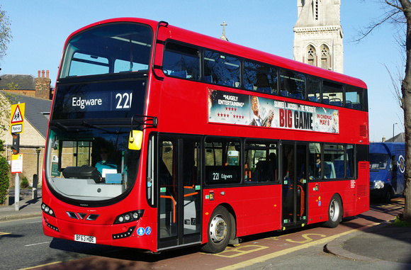 Route 221, Arriva London, VGD1, BF63HDE