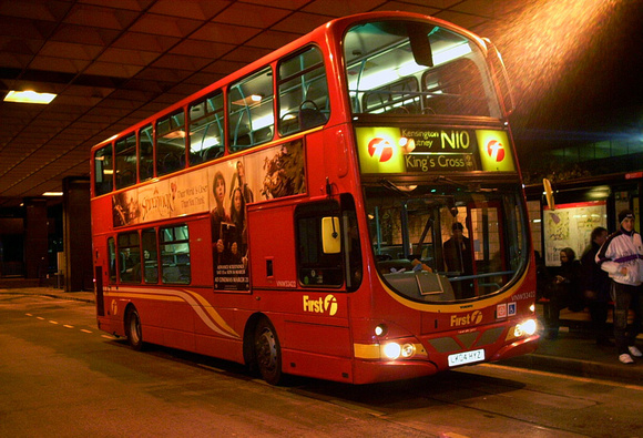 Route N10, First London, VNW32422, LK04HYZ, Euston