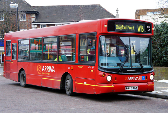 Route W16, Arriva London, ADL67, W467XKX, Chingford