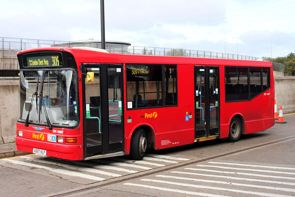 Route 309, First London, DM41697, X697HLF, Canning Town