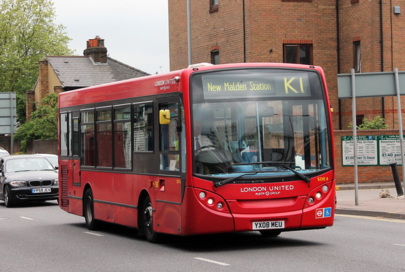 Route K1, London United RATP, SDE6, YX08MEU, Kingston