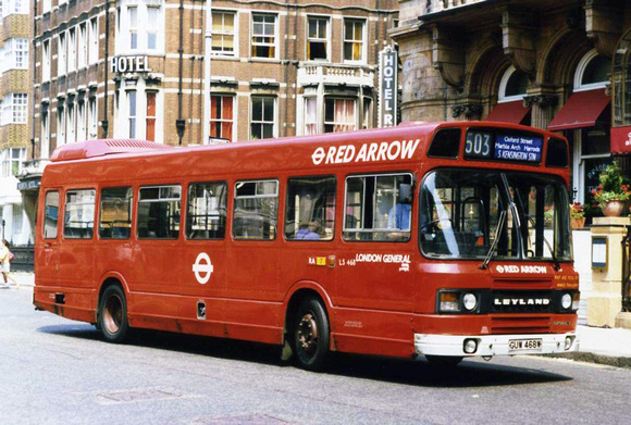 Route 503, Red Arrow, LS468, GUW468W, Russell Square