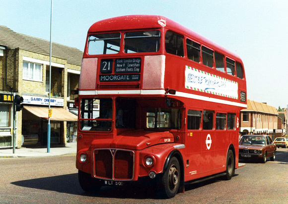Route 21, London Transport, RM501, WLT501, Foots Cray