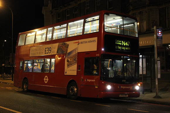 Route N47, Stagecoach London 18481, LX55BDY, Catford