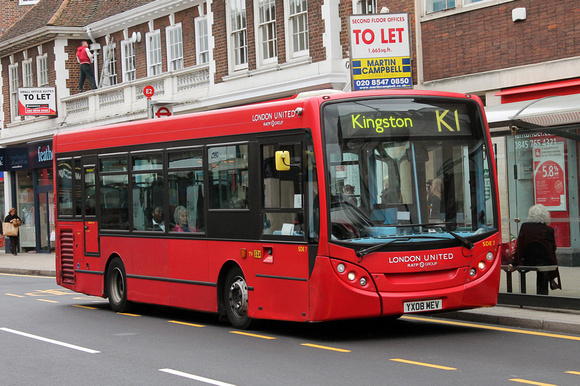 Route K1, London United RATP, SDE7, YX08MEV, Kingston