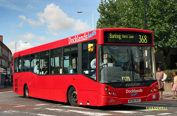 Route 368, Docklands Buses, ED5, AE06HCG, Barking
