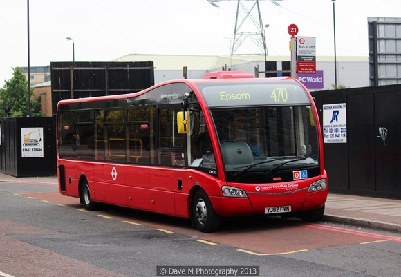 Route 470, Quality Line, OPL03, YJ62FVN, Colliers Wood