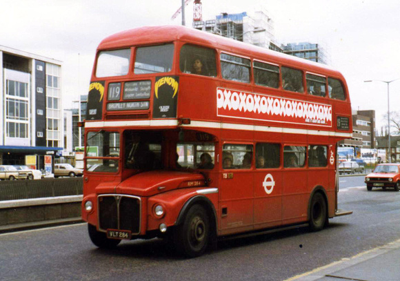Route 119, London Transport, RM284, VLT284, Croydon