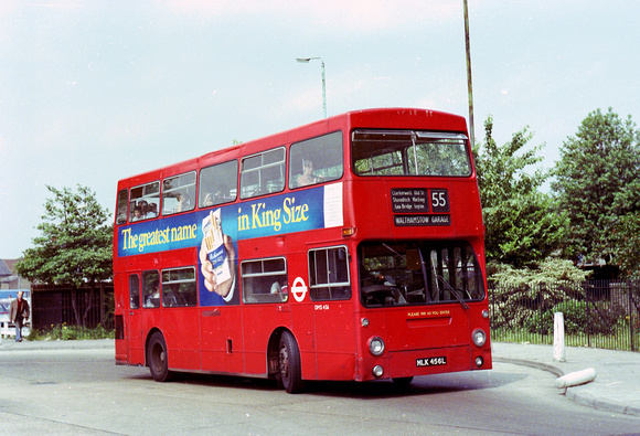 Route 55, London Transport, DMS456, MLK456L, Walthamstow
