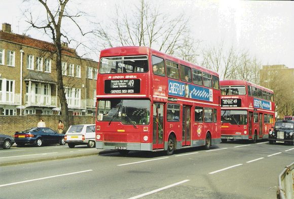 Route 49, London General, M249, BYX249V
