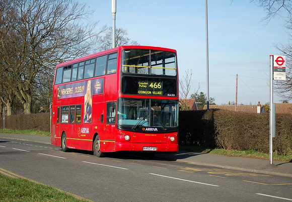 Route 466, Arriva London, DLA253, X453FGP, Caterham-on-the-Hill