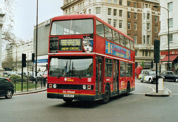 Route 36, London Central, T1090, B90WUV, Marble Arch