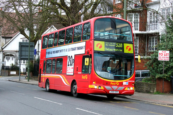 Route 328, First London, VNW32384, LK04HZS, Child's Hill