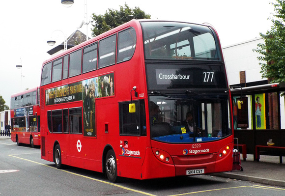 Route 277, Stagecoach London 12320, SK14CSY, Crossharbour