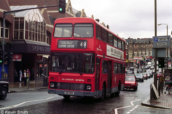 Route 49, London General, VC10, G110NGN, Clapham Junction