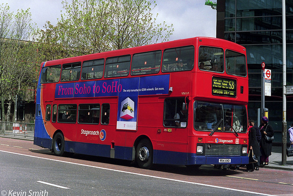 Route 53, Stagecoach London, VN114, R114XNO, Elephant & Castle
