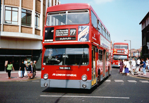 Route 77, London General, DM2598, THX598S, Tooting Broadway