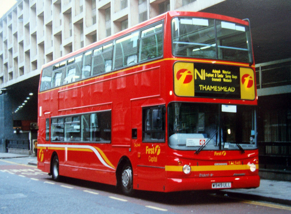 Route N1, First Capital, TAL949, W949ULL, Tottenham Court Road