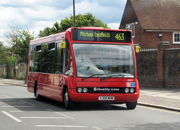 Route 463, Quality Line, OP25, YJ09MHM, Mitcham Eastfields