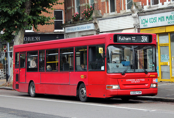 Route 391, London United RATP, DPS664, LG02FGN, Stamford Brook