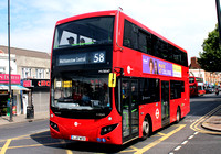 Route 58, Tower Transit, MV38247, LJ17WTX, East Ham
