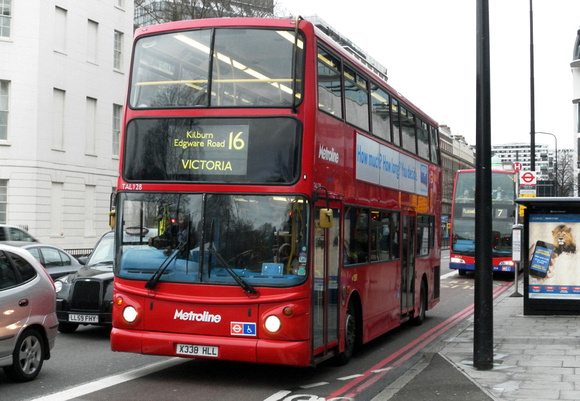 Route 16, Metroline, TAL108, X338HLL, Marble Arch