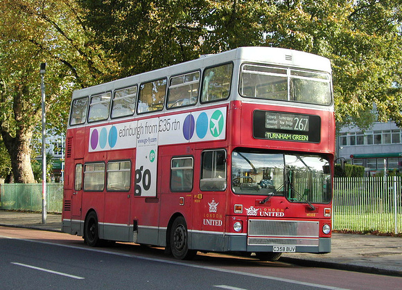 Route 267, London United, M1358, C358BUV, Turnham Green