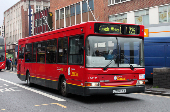 Route 225, London Central, LDP275, LX06EYV, Lewisham