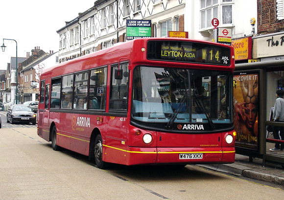 Route W14, Arriva London, ADL76, W476XKX, South Woodford