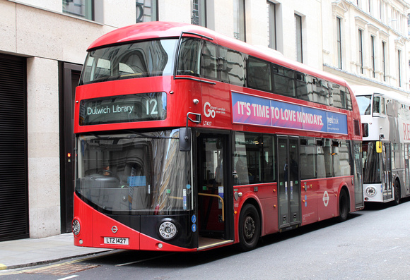 Route 12, Go Ahead London, LT427, LTZ1427, Piccadilly Circus