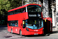 Route 341, Arriva London, HV329, LJ17WOX, The Royal Courts of Justice
