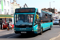 Route 9, Arriva Southend 4247, KX13AUO, Southend Seafront