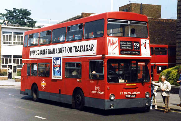 Route 59, South London Buses, D2597, THX597S, Streatham Hill